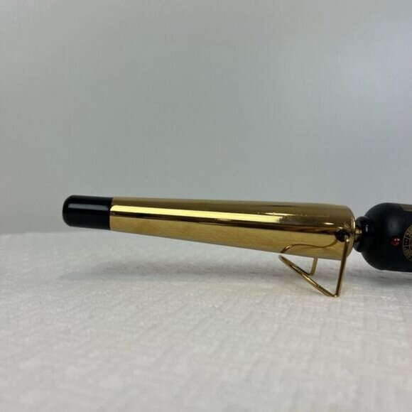 Hot Tools Professional, Curling Iron,Gold Plated, Cylindrical, Single Barrel - Picture 2 of 13